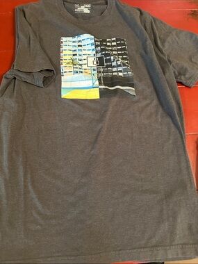 Under Armour Men's Short Sleeve Graphic Tee - Charcoal with Multicolor Print med